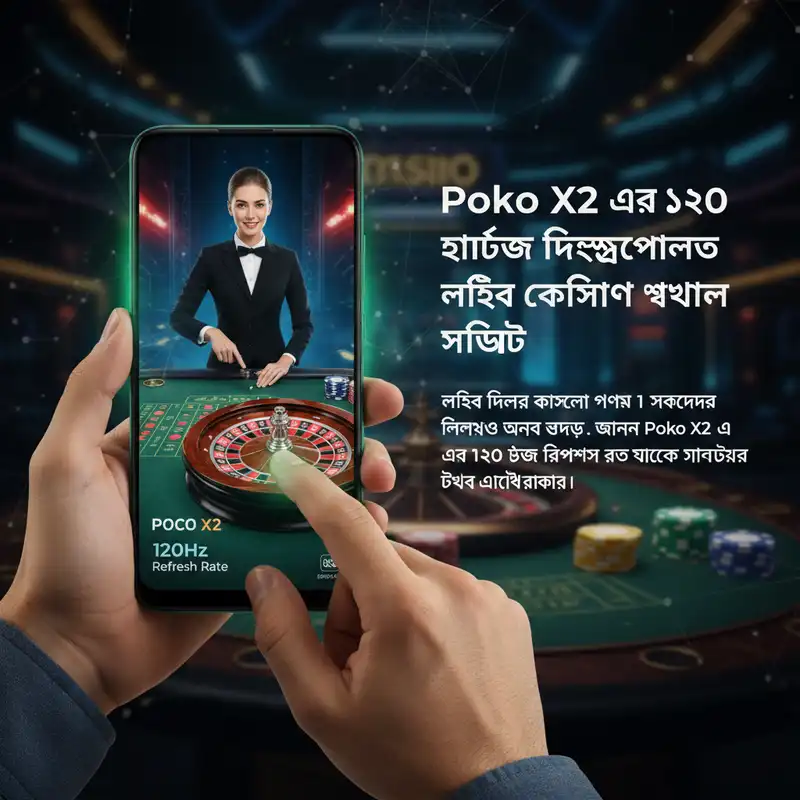 Poko X2 স্মার্টফোনে লাইভ ক্যাসিনো গেম খেলার অভিজ্ঞতা
